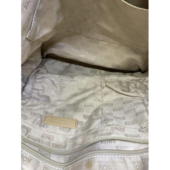 michael kors shopping tan patent leather tote - Picture 10 of 10